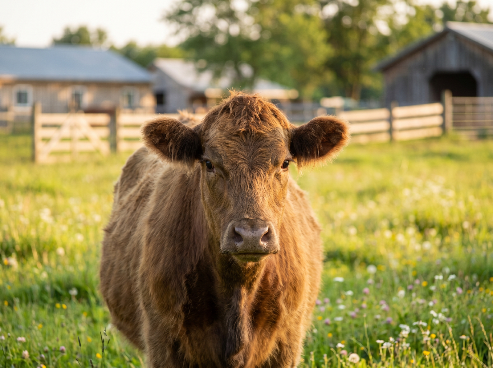 Modern cattle facility