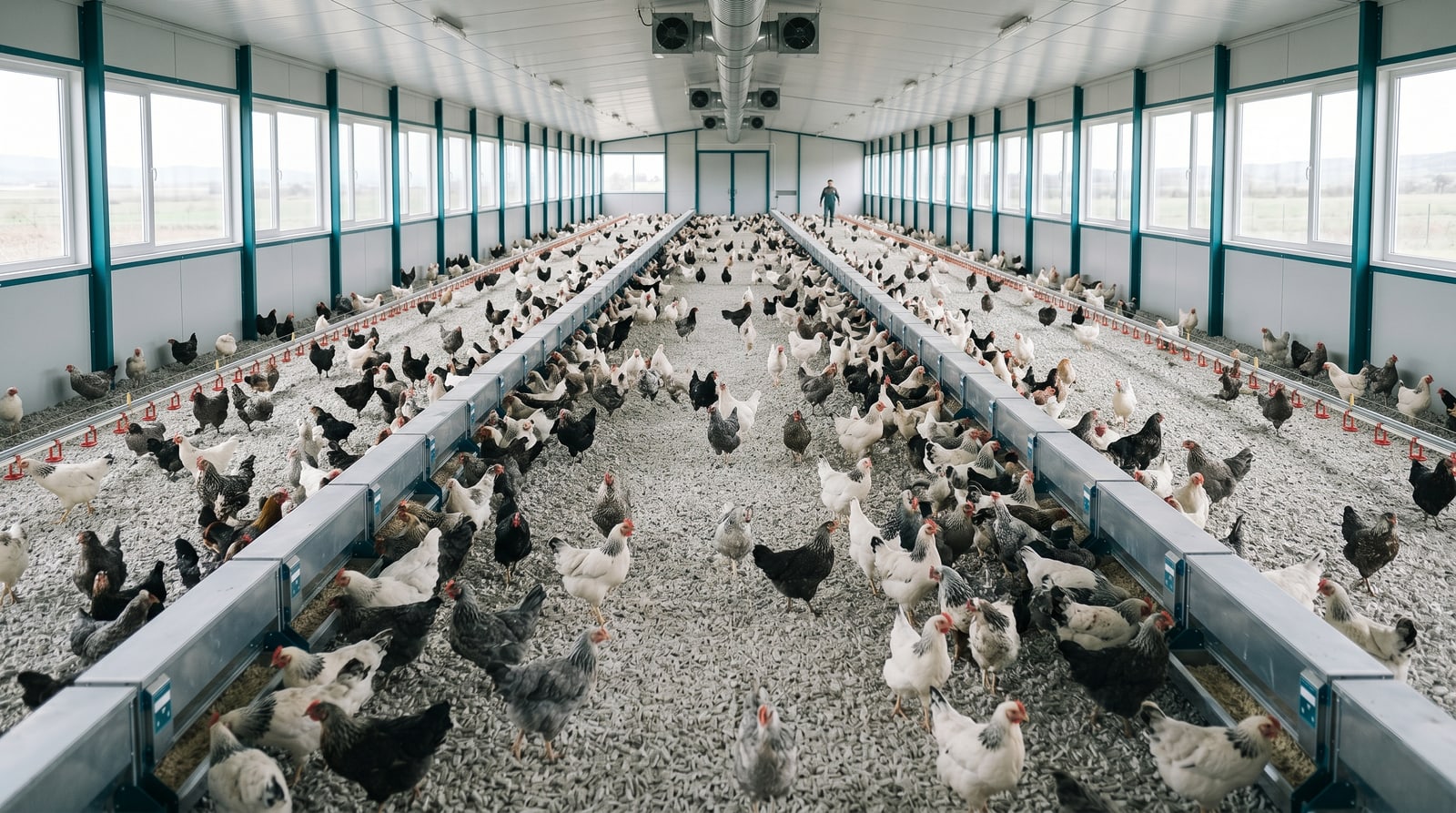 Modern poultry facility